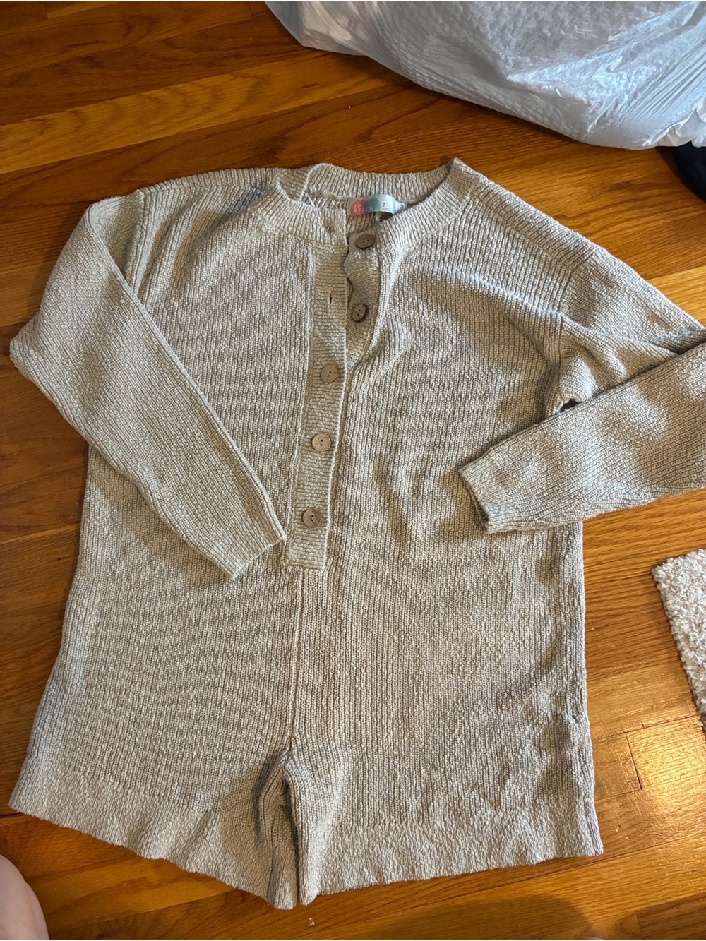 Free People sweater long sleeved romper